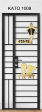 Load image into Gallery viewer, kato simplify laser cut mild steel gate 1008