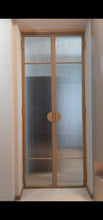 Load image into Gallery viewer, Mild steel Arc design glass door series 16 - 2 Panel Swing (Tempered Fluted Glass)
