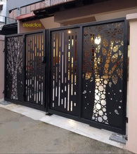 Load image into Gallery viewer, Kato Landed Driveway gate 9 - Laser Cut series (Inclusive Outdoor PU paint)