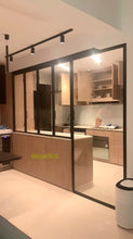 Load image into Gallery viewer, Mild steel glass door series 15 - Bi Fold glass door (Kitchen Entrance Door)