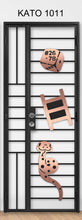 Load image into Gallery viewer, kato simplify laser cut mild steel gate 1011