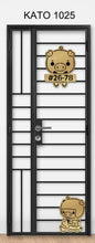 Load image into Gallery viewer, kato simplify laser cut mild steel gate 1025