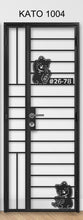 Load image into Gallery viewer, kato simplify laser cut mild steel gate 1004