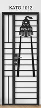 Load image into Gallery viewer, kato simplify laser cut mild steel gate 1012