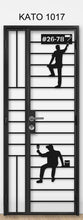 Load image into Gallery viewer, kato simplify laser cut mild steel gate 1017