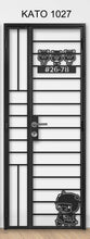 Load image into Gallery viewer, kato simplify laser cut mild steel gate 1027