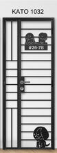 Load image into Gallery viewer, kato simplify laser cut mild steel gate 1032