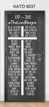 Load image into Gallery viewer, Customized laser cut kato gate 9037 (Christian Gate Series)