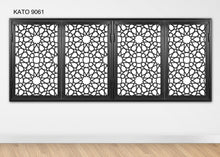 Load image into Gallery viewer, Customized laser cut kato window grille 9061 (Islamic Design Window Grille Series)