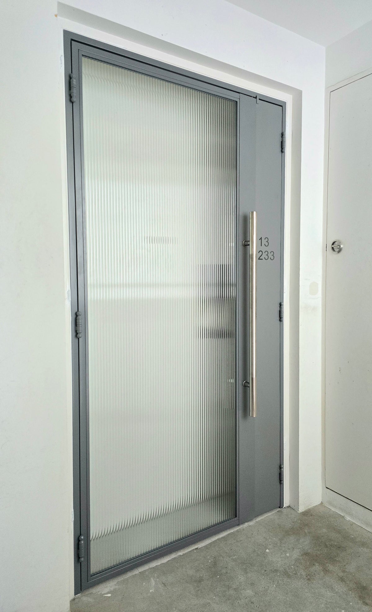 Mild steel glass door series 17 - Swing Glass Gate