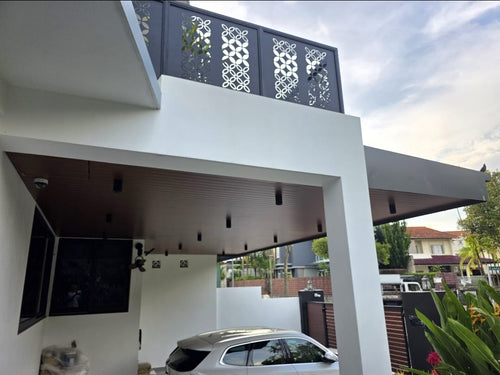 4-Panel Bi-Fold Gate (2 Each Side) | Bukit Timah Completed Project | STEELDIOS