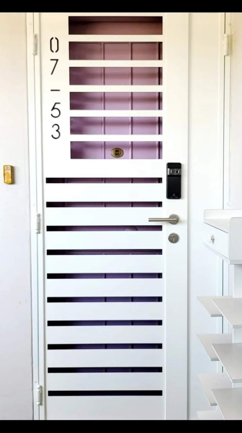 Mild steel gate 35 (Privacy design)