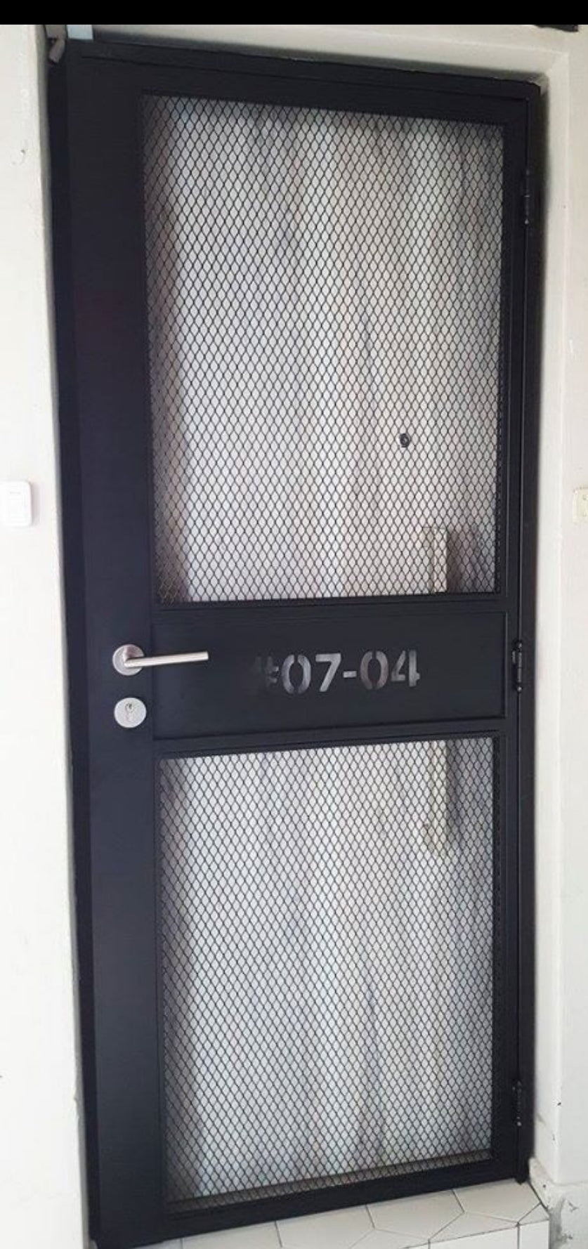 Mild Steel Gate Mesh 11 (Pets friendly)