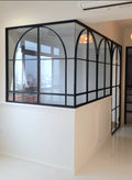 Mild steel fixed glass series 18 - Arc Design