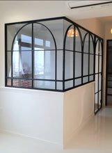 Load image into Gallery viewer, Mild steel fixed glass series 18 - Arc Design
