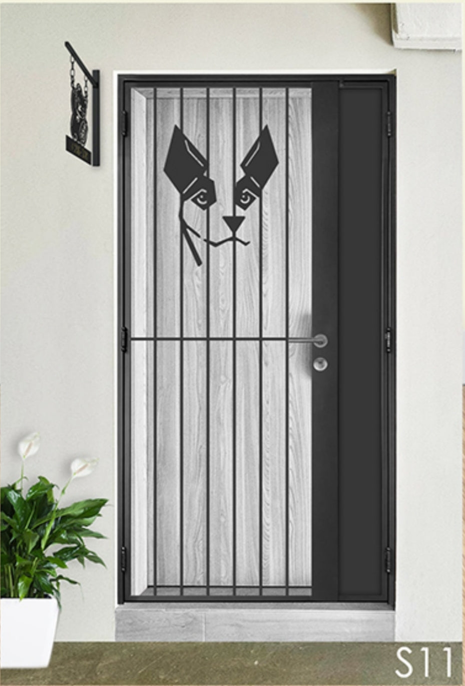 mild steel gate S series S11 (animal)
