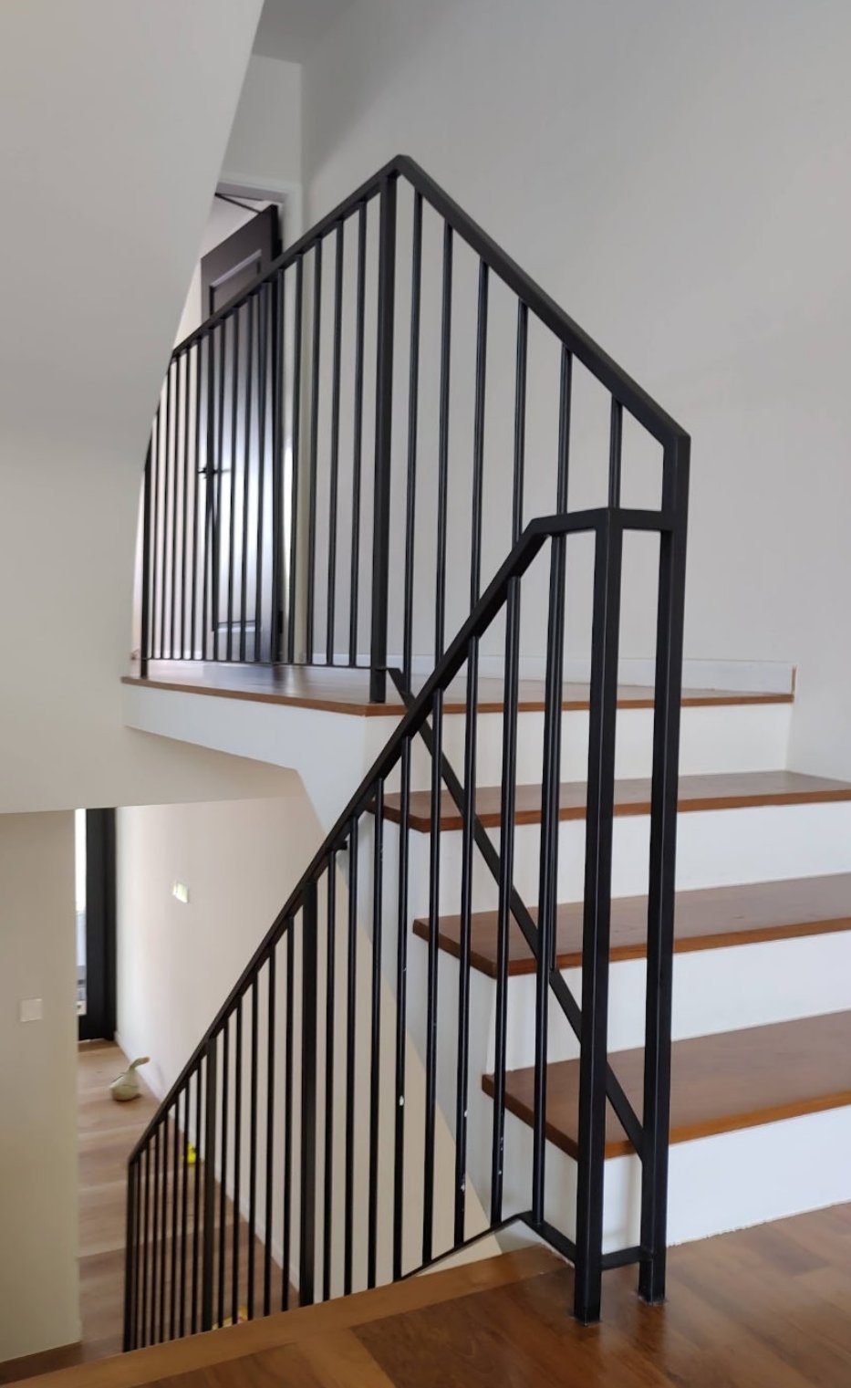 Mild Steel Staircase Railing Designs | Singapore Projects | STEELDIOS
