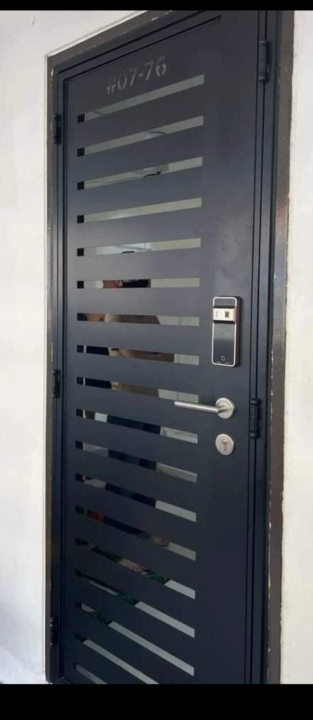 Mild steel gate 35 (Privacy design)