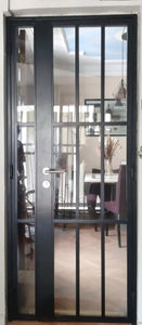 Mild steel glass door series 17 - Single Panel Swing Glass Gate