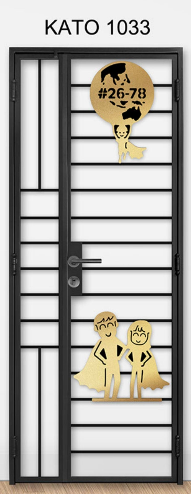 kato simplify laser cut mild steel gate 1033 (Theme and lifestyle)