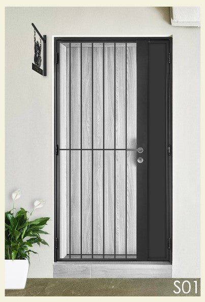mild steel gate S series S01 - Modern & Minimalist