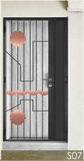 mild steel gate S series S07 - Modern & Minimalist