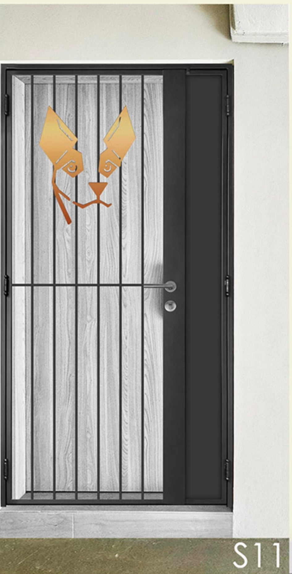 mild steel gate S series S11 (animal)