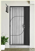 mild steel gate S series S06 - Modern & Minimalist