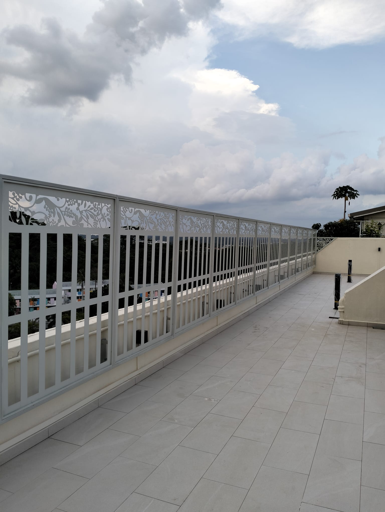 KATO Laser Cut Rooftop Railing | Holland Completed Project | STEELDIOS