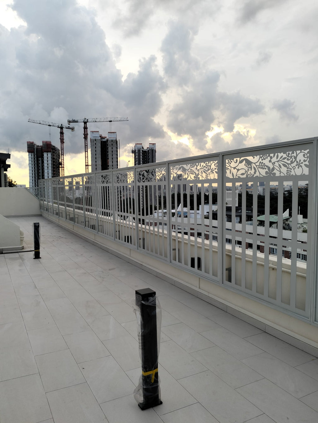 KATO Laser Cut Rooftop Railing | Holland Completed Project | STEELDIOS