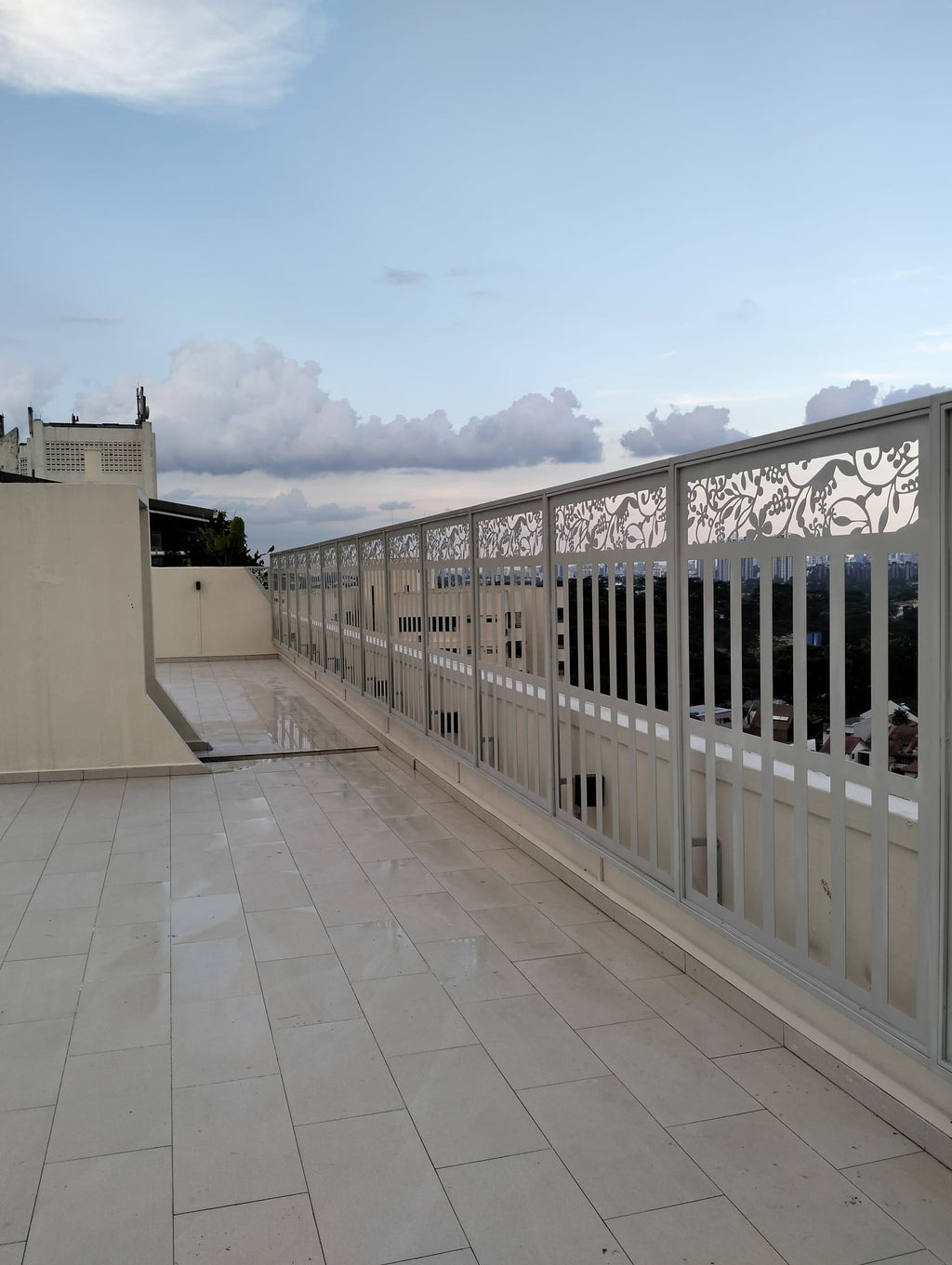 KATO Laser Cut Rooftop Railing | Holland Completed Project | STEELDIOS