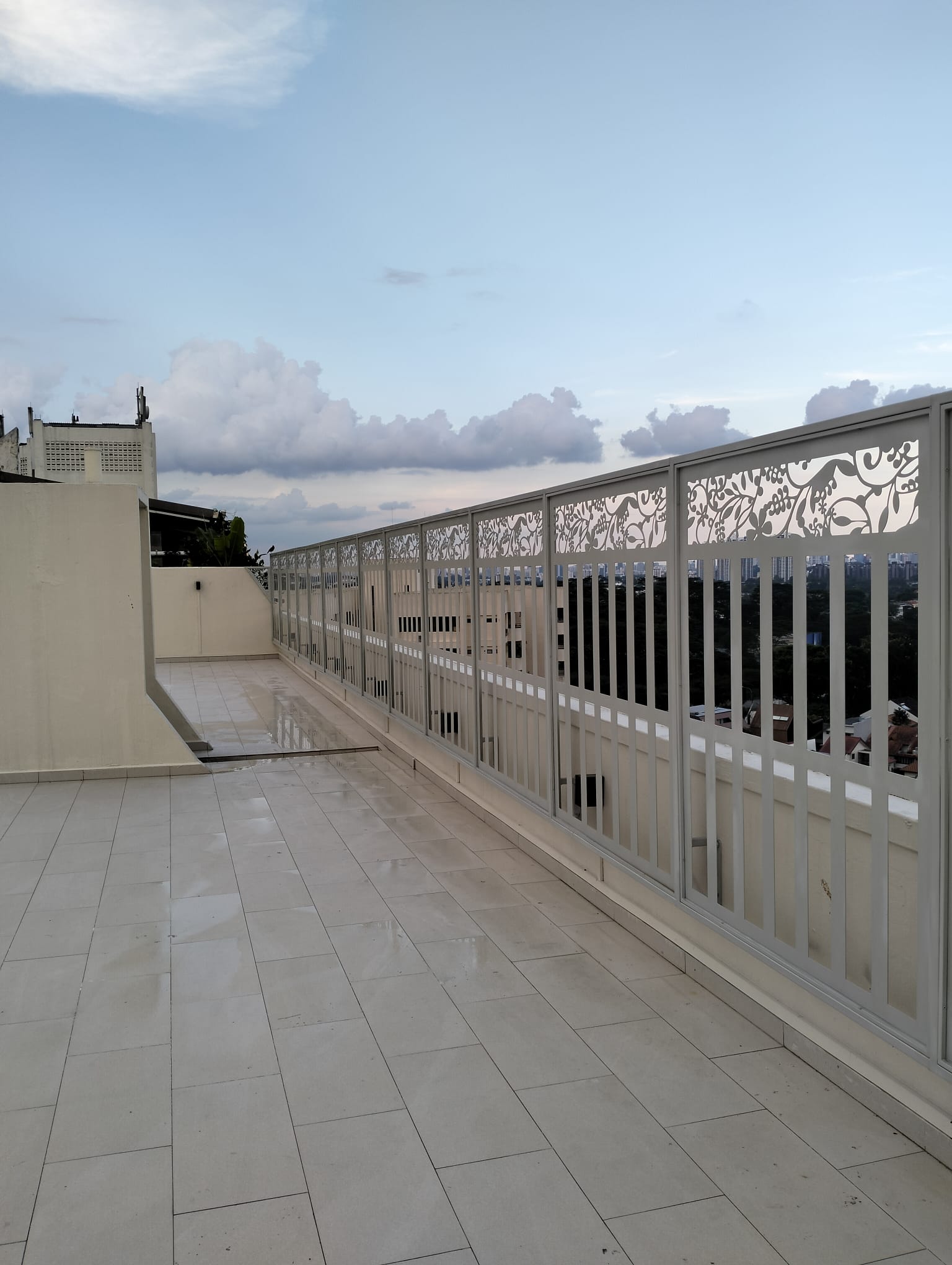 KATO Laser Cut Rooftop Railing | Holland Completed Project | STEELDIOS