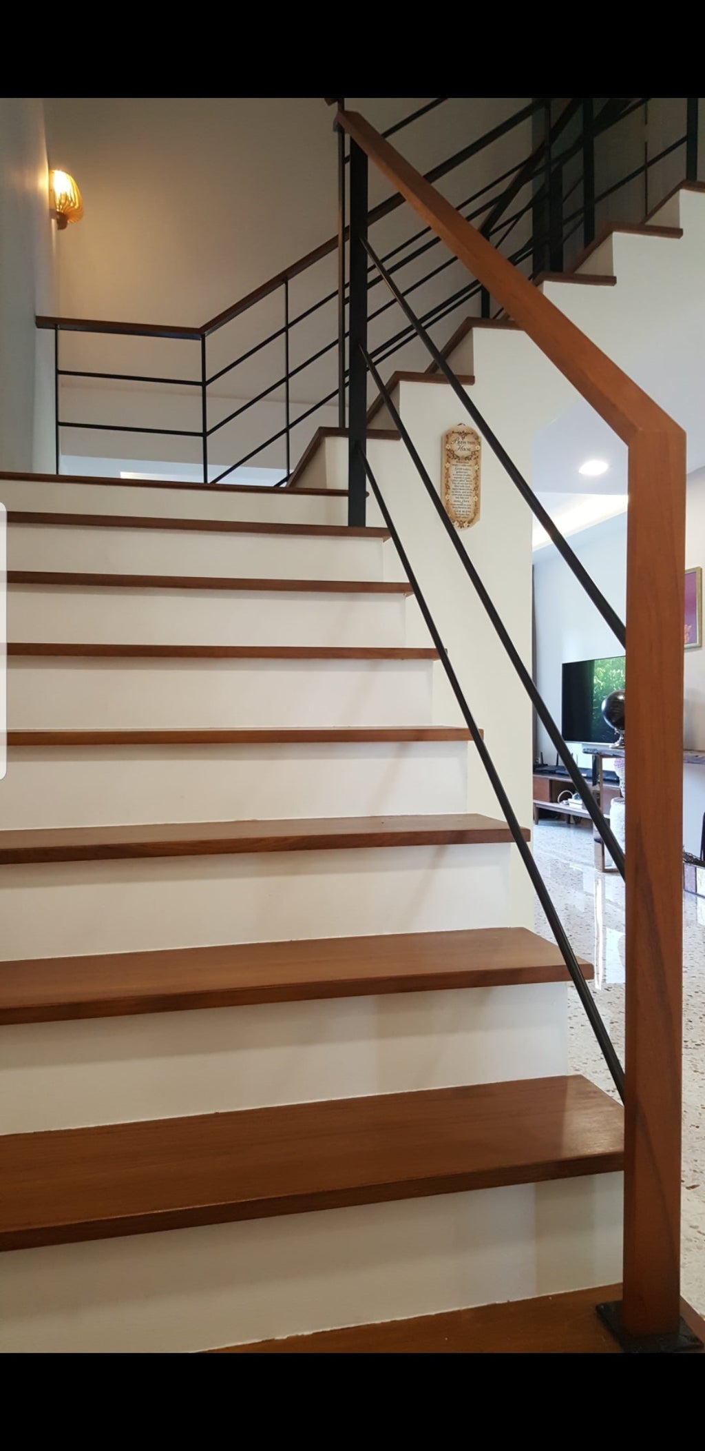 Mild Steel Staircase Railing Designs | Singapore Projects | STEELDIOS