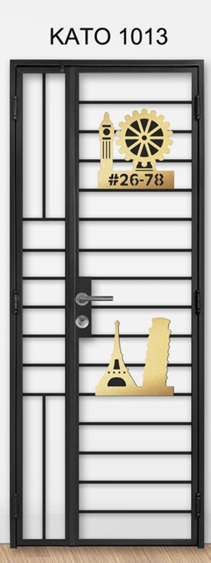 kato simplify laser cut mild steel gate 1013 (Theme and lifestyle)