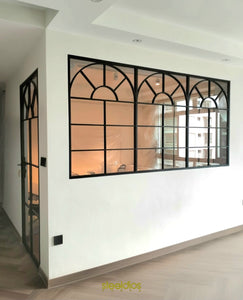 Mild steel fixed glass series 18 - Arc Design