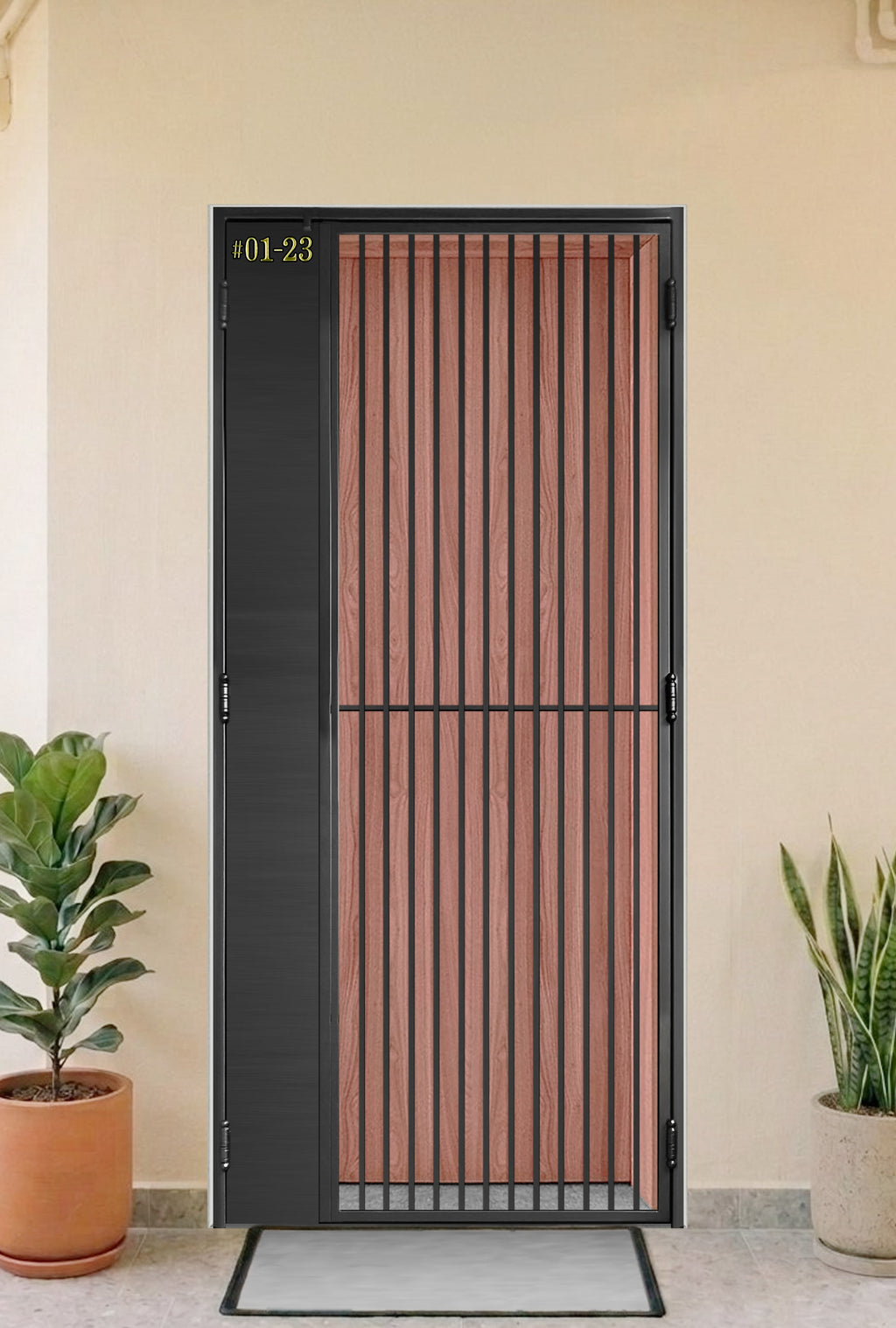 mild steel gate 6 (Compact vertical)