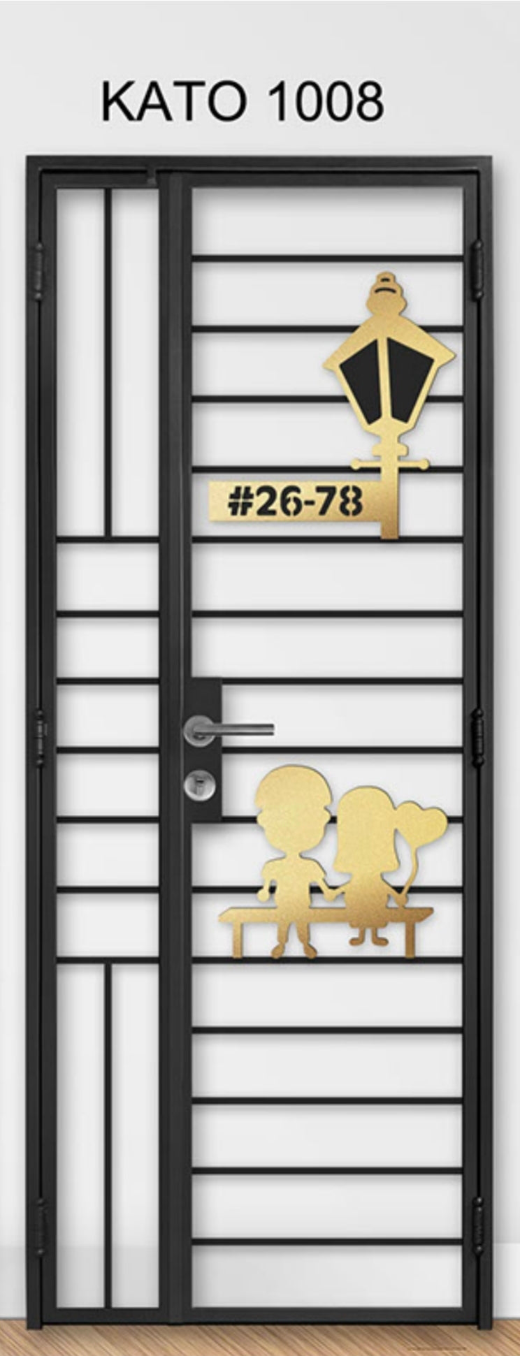 kato simplify laser cut mild steel gate 1008 (Theme and lifestyle)
