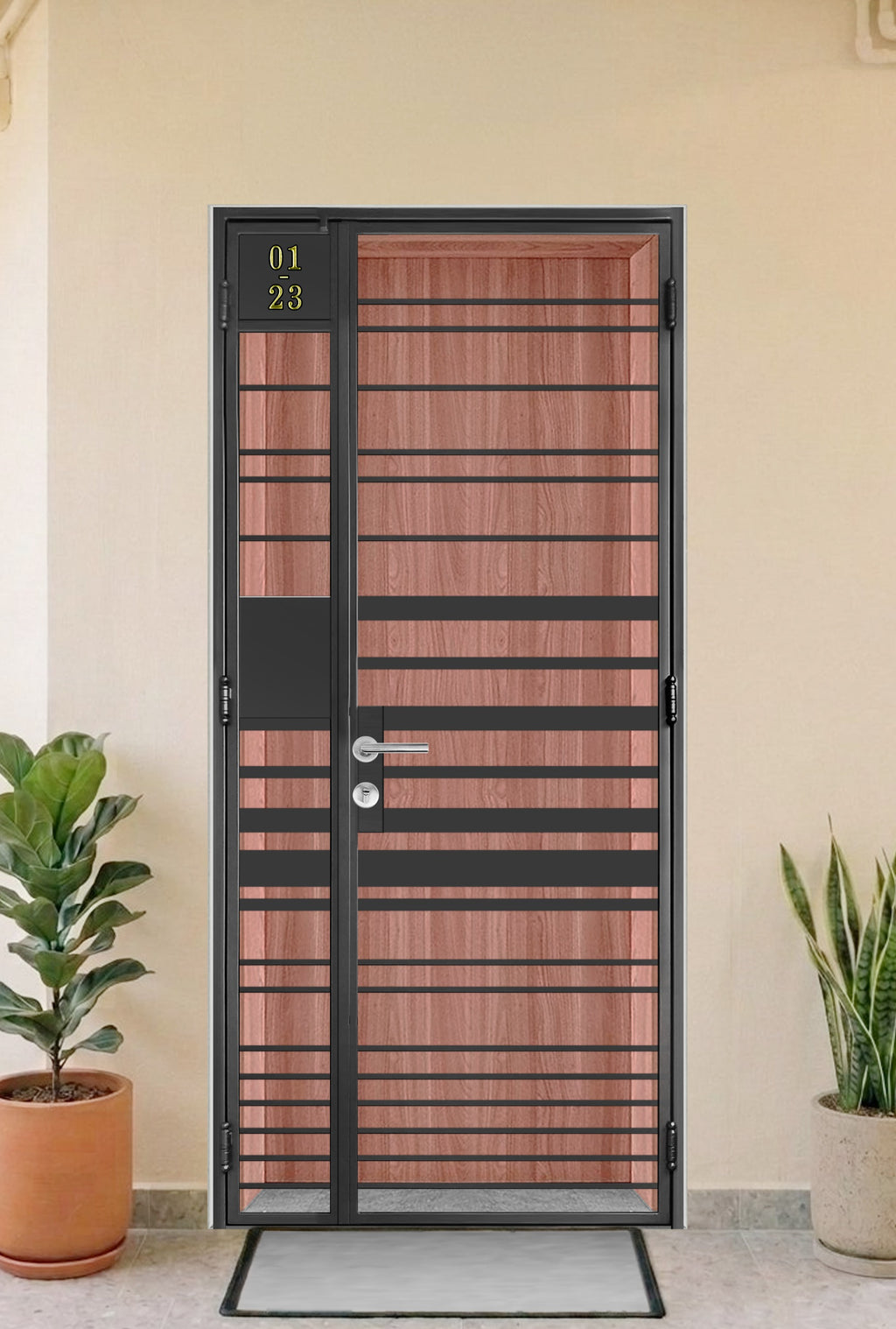 mild steel gate 13 - Modern & Minimalist