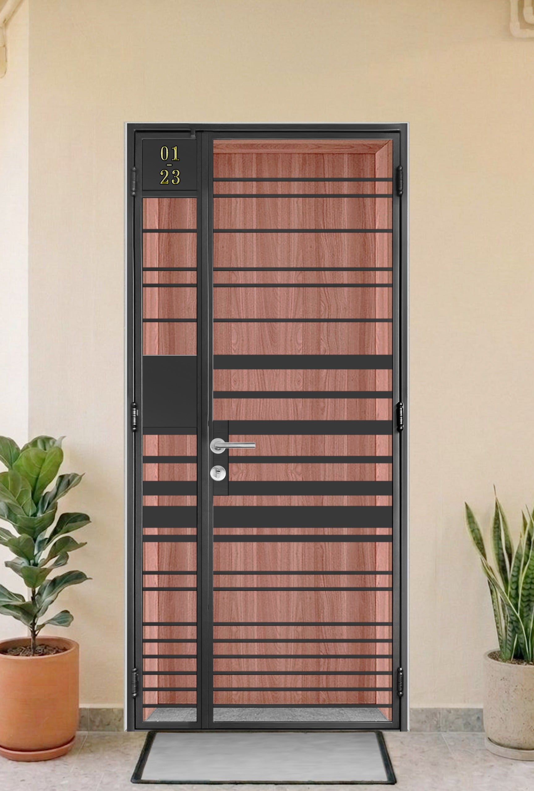 mild steel gate 13 - Modern & Minimalist