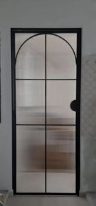 Mild steel frame - steel glass door 3 (Kitchen Glass Door)
