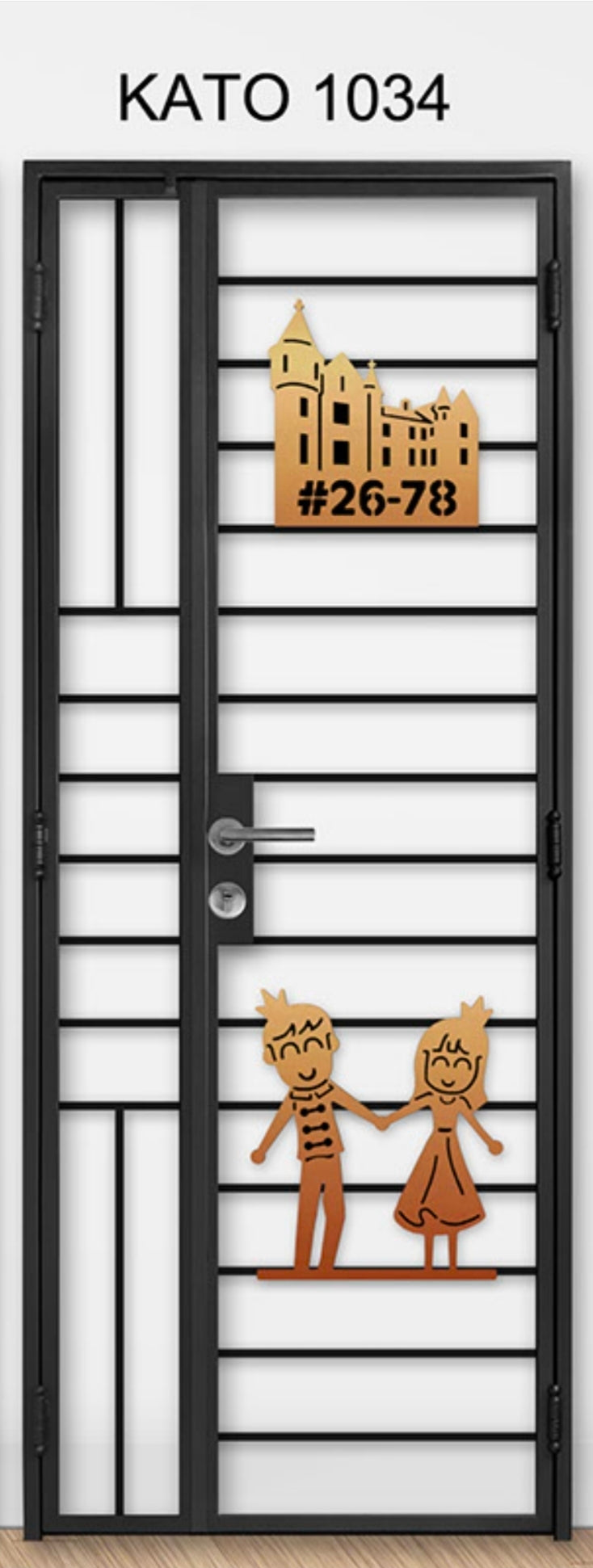 kato simplify laser cut mild steel gate 1034 (Theme and lifestyle)