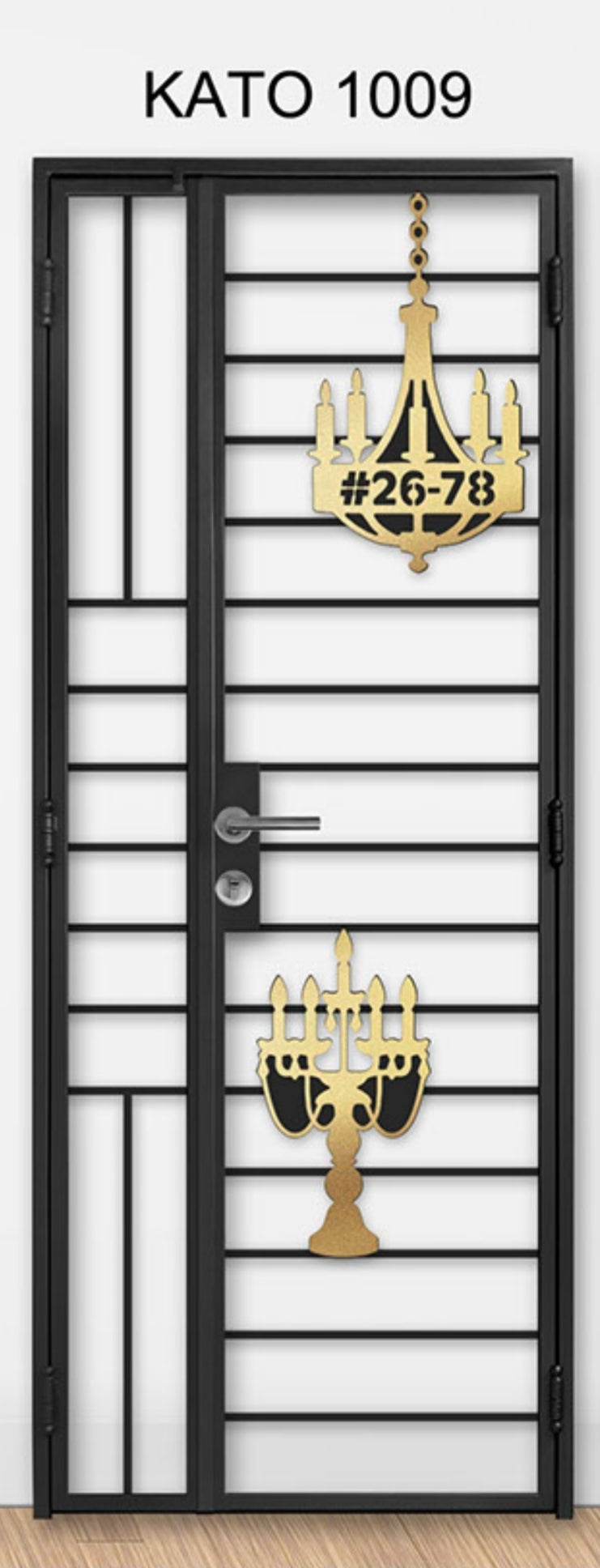 kato simplify laser cut mild steel gate 1009 (Theme and lifestyle)