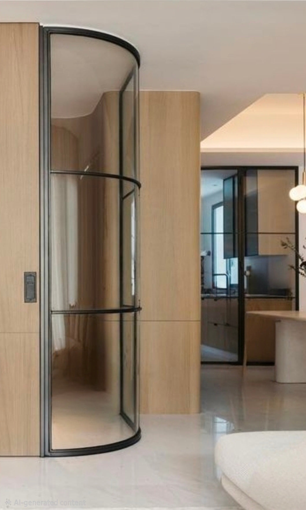 Curved Glass Door – Project Reference