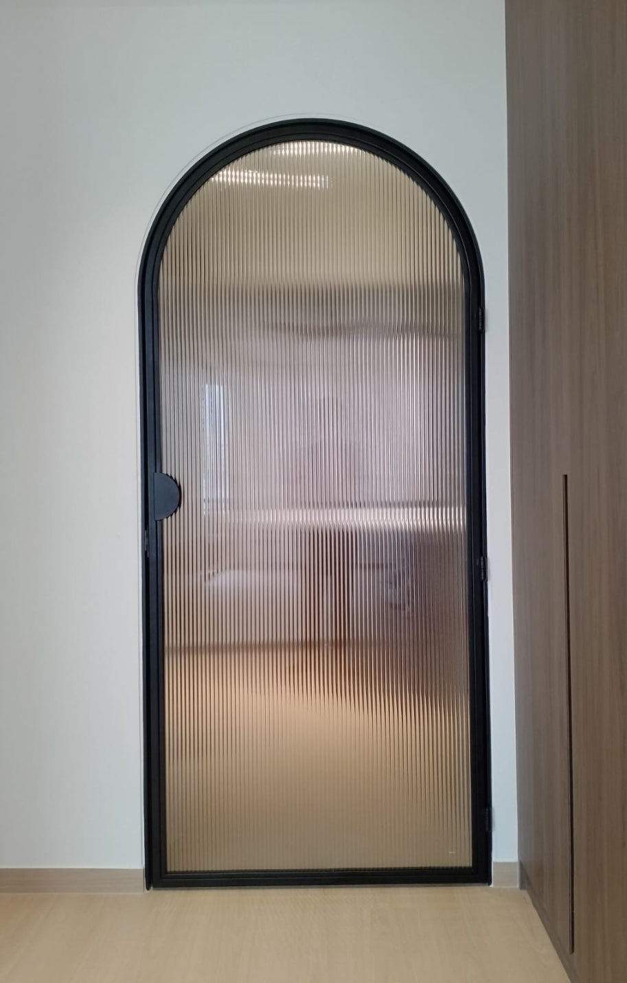 Mild Steel Arc Door - steel glass door 10