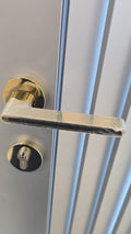 Gold handle
