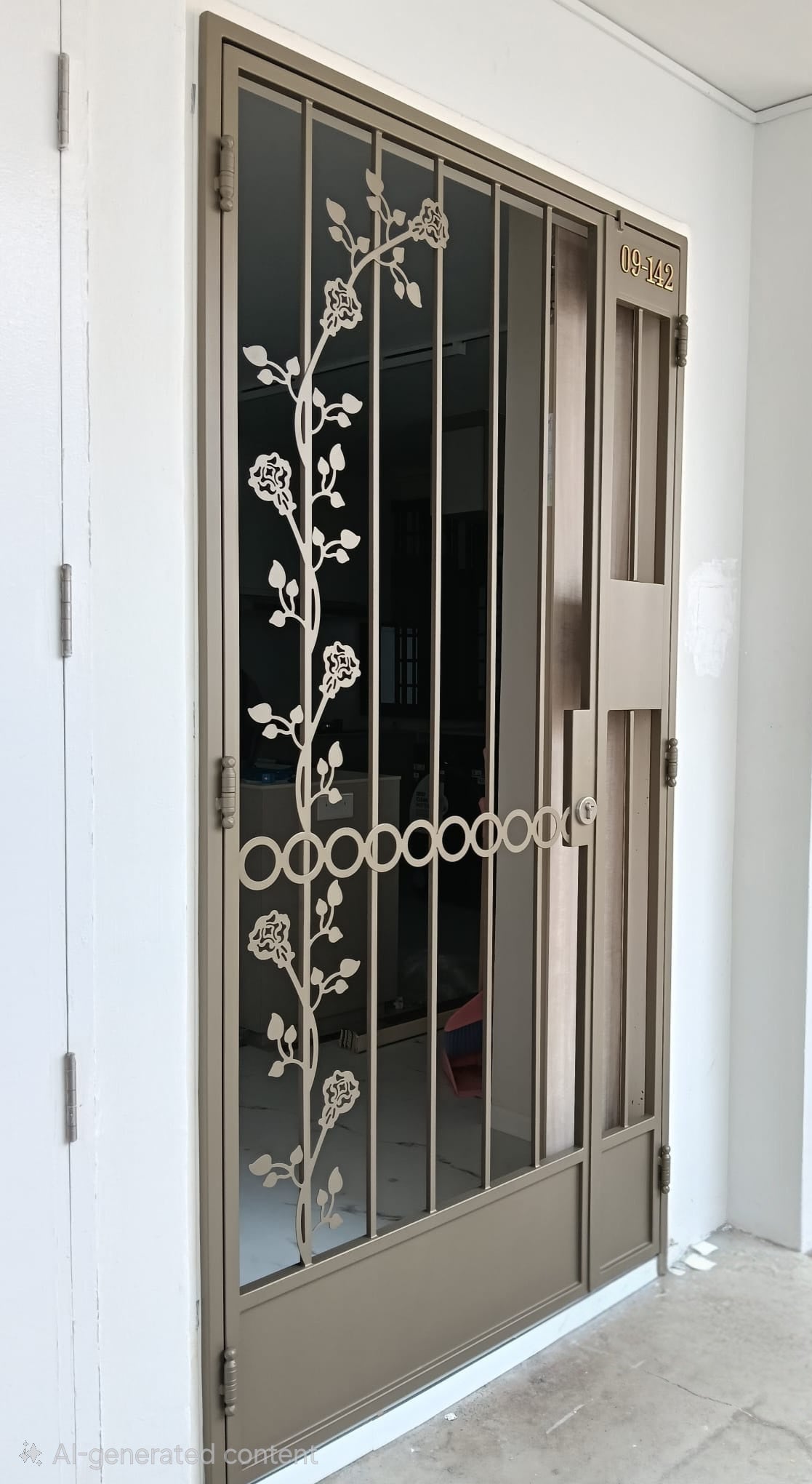 Mild Steel gate 39 - Modern & Minimalist