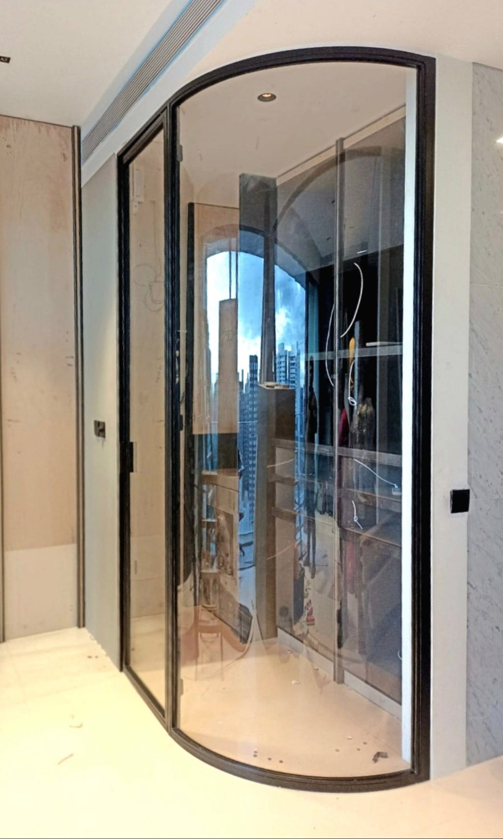 Curved Glass Door – Project Reference