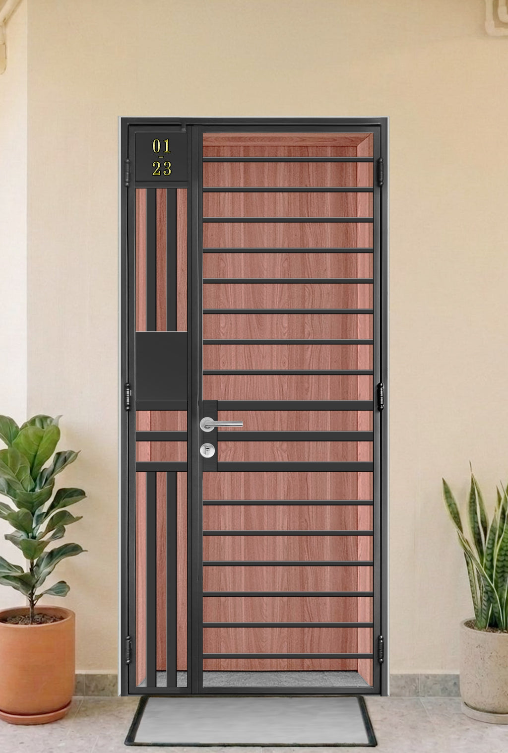 mild steel gate 14 - Modern & Minimalist