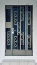 Mild Steel Gate 38 | Modern Geometric Design