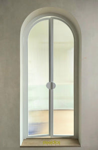 Mild Steel Arc Door - steel glass door 10